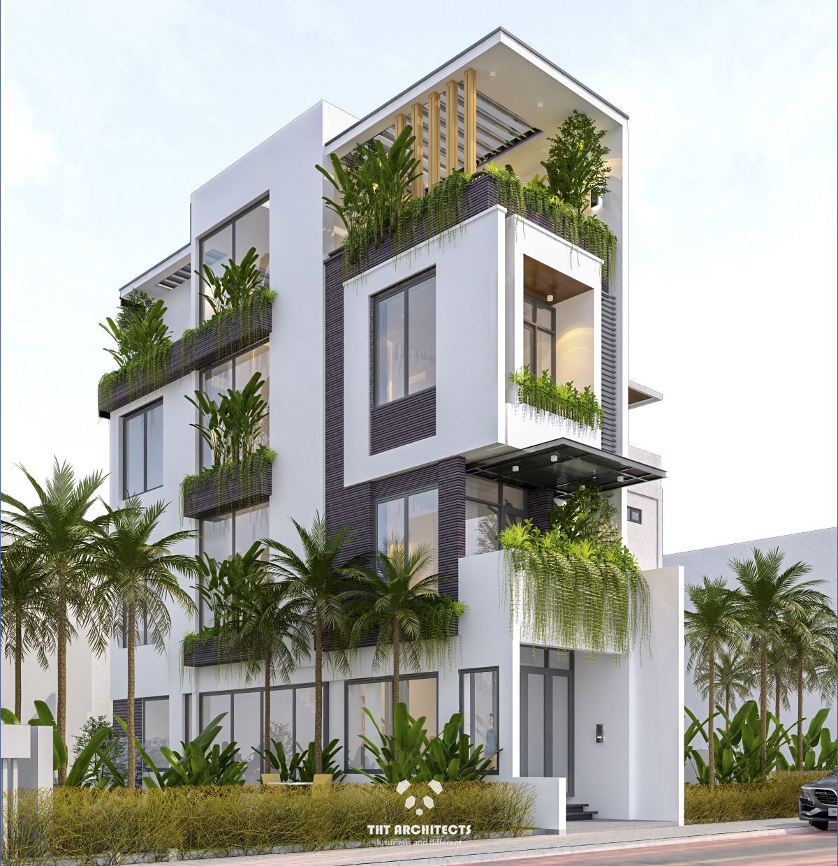 tht arichitects - nhà phố bình tân - mặt tiền